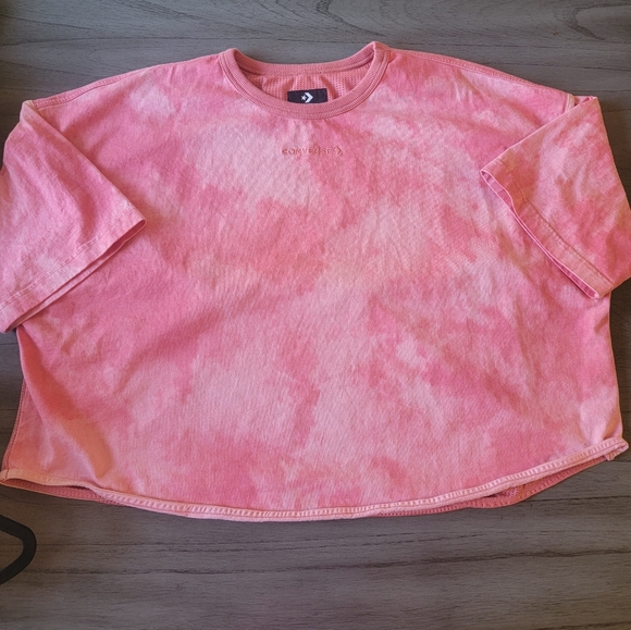 Converse Women's Oversized Tee Shirt short Sleeve - Picture 6 of 8